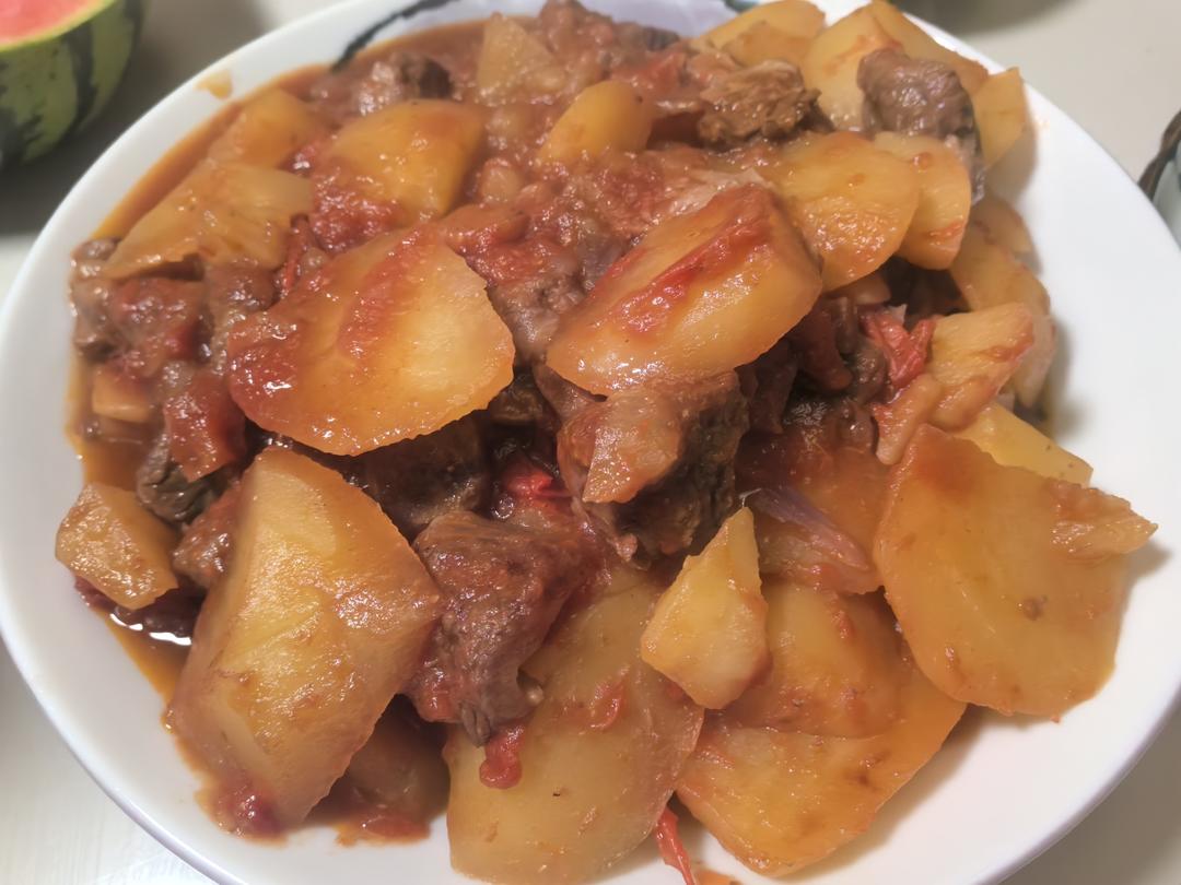 番茄土豆炖牛腩（高压锅版）