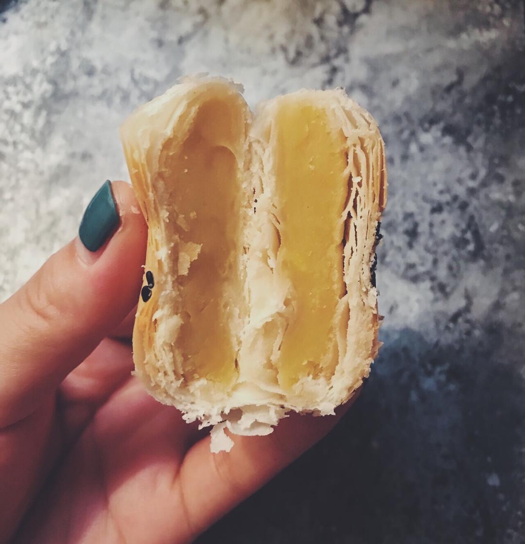 酥皮绿豆饼   酥得掉渣渣