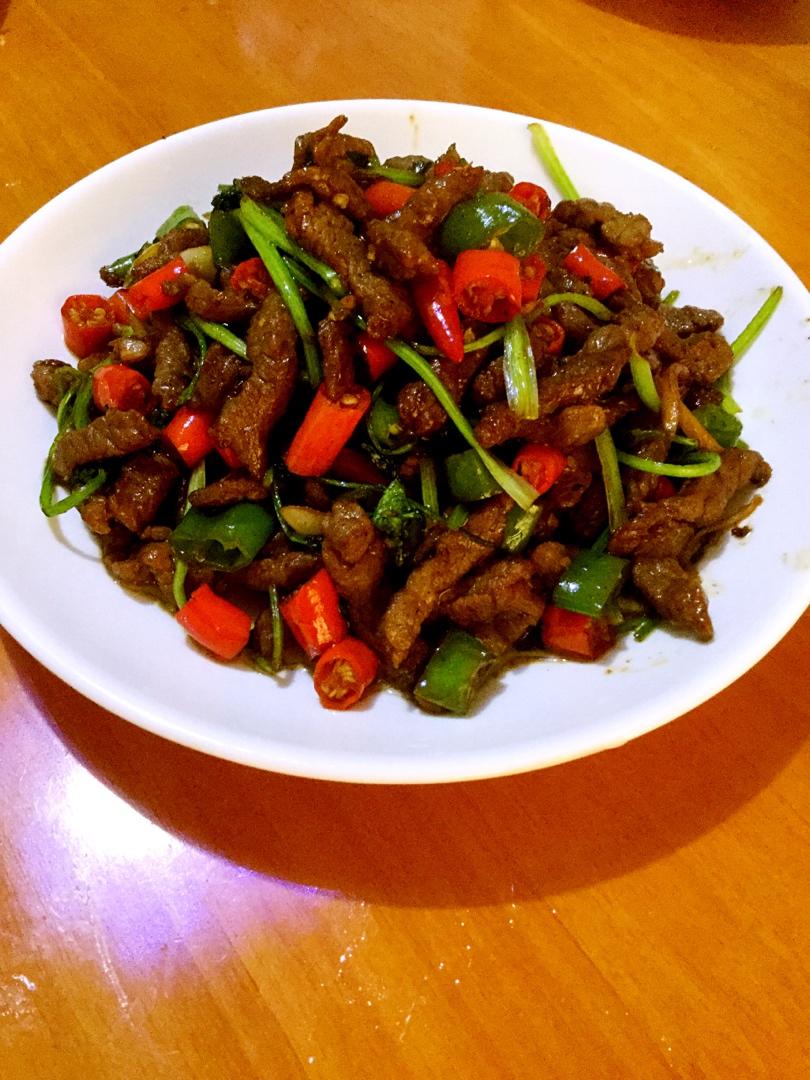 香菜牛肉