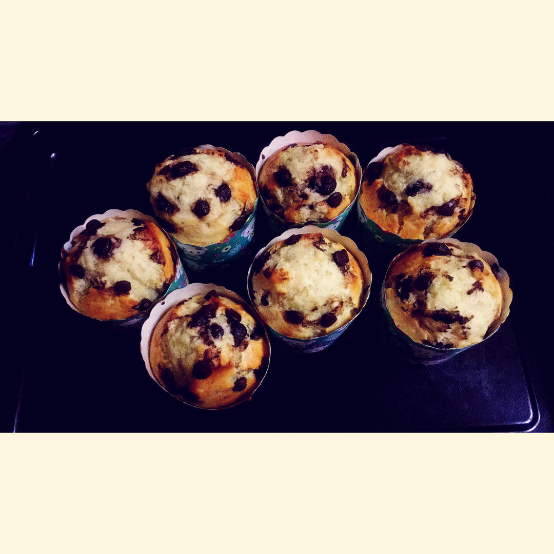 超简单的香蕉巧克力马芬《消灭香蕉》