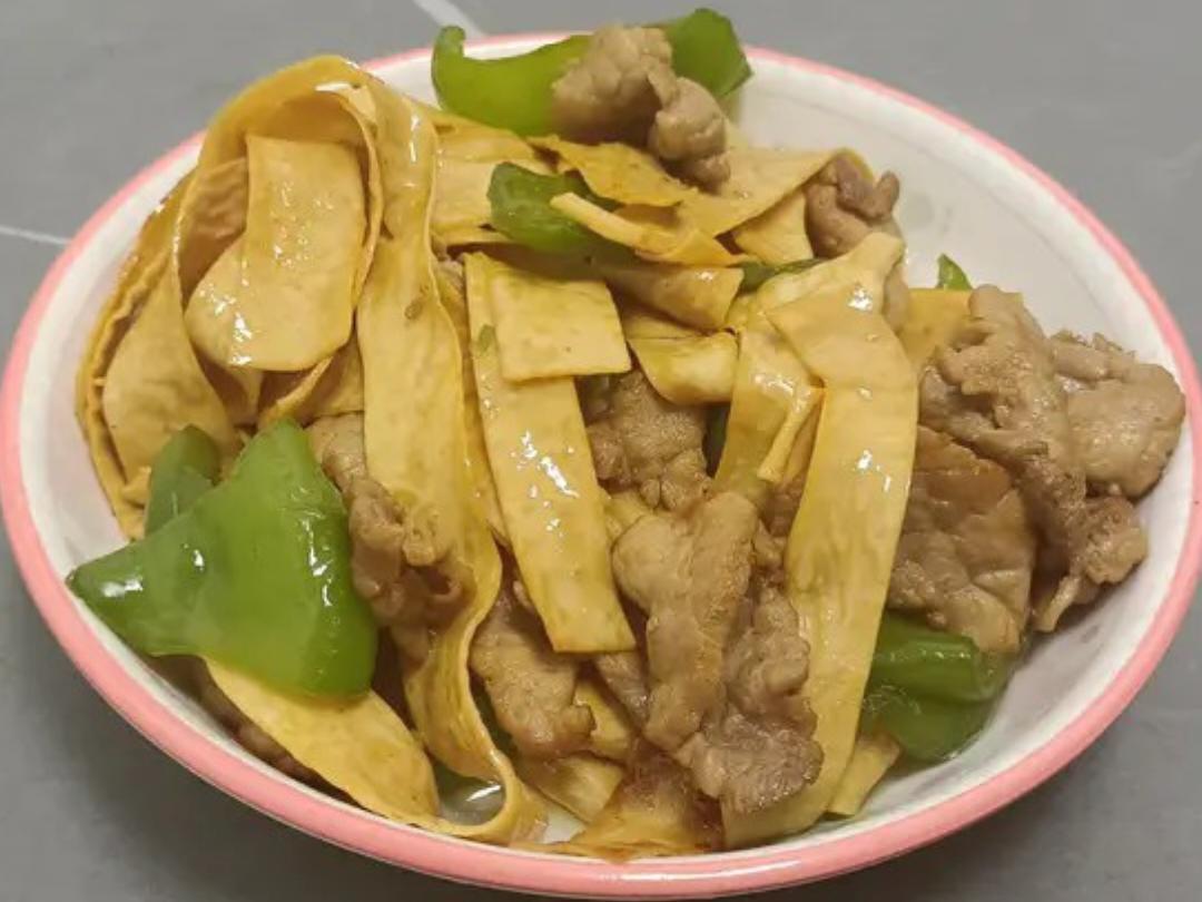 油豆皮炒肉