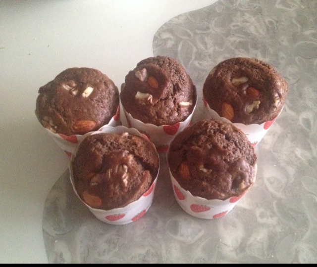 巧克力纸杯蛋糕