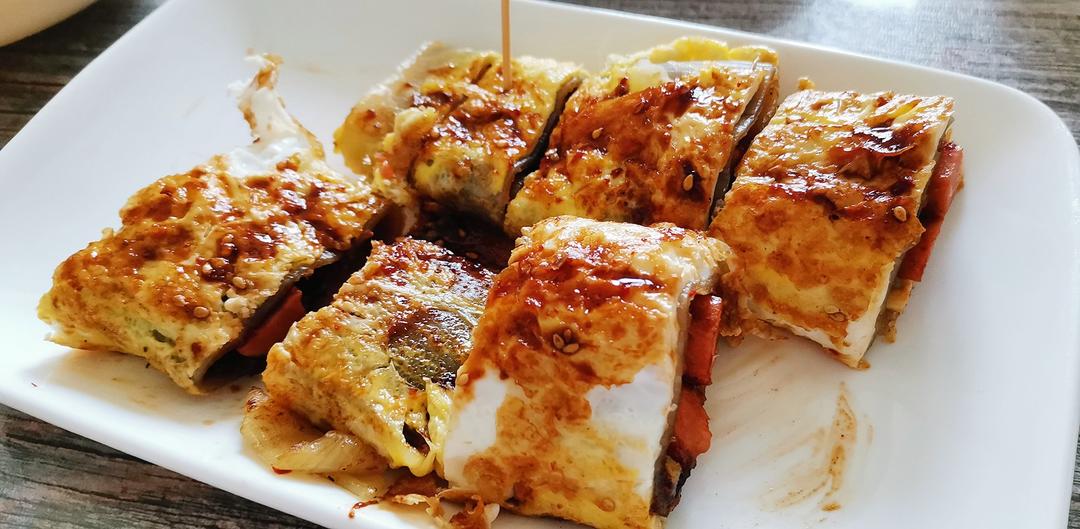 超级美味的东北烤冷面➕自制万能酱料【酱料是关键】