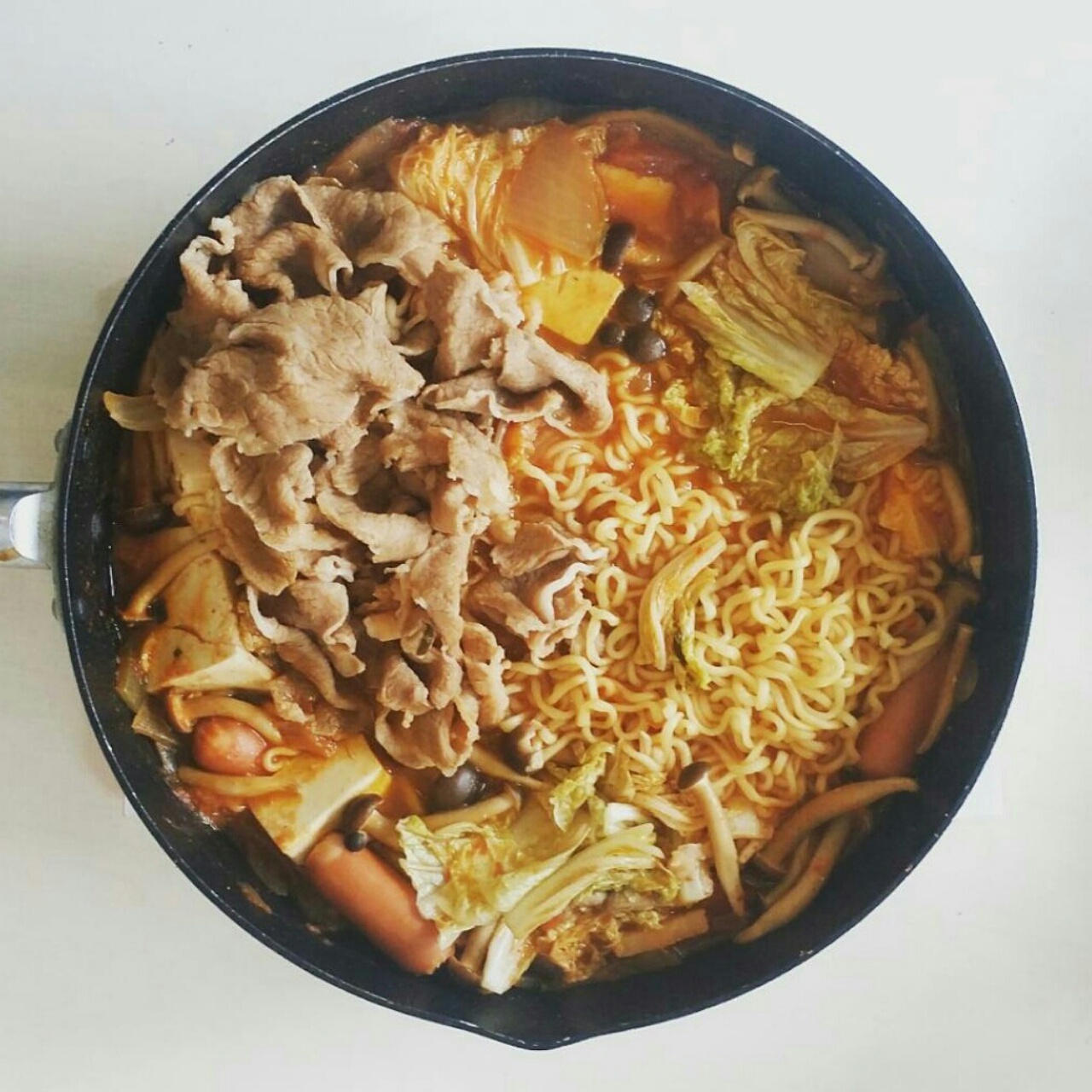 韩式芝士部队锅