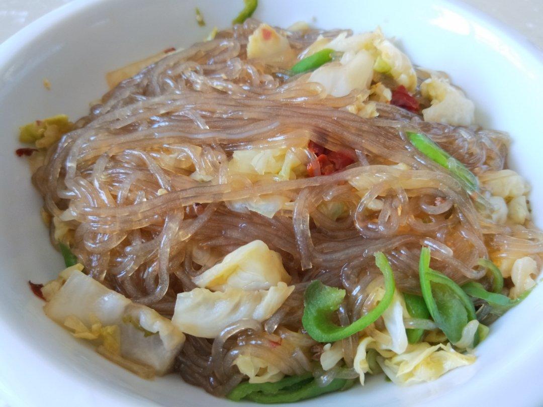 圆白菜炒粉条