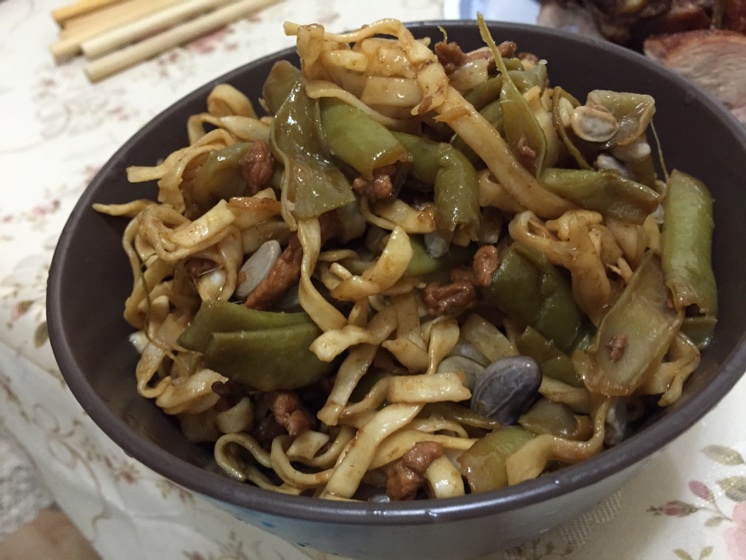 豆角焖面