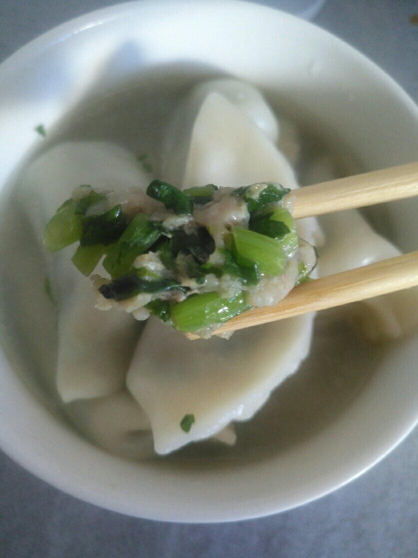 茼蒿鲜肉水饺