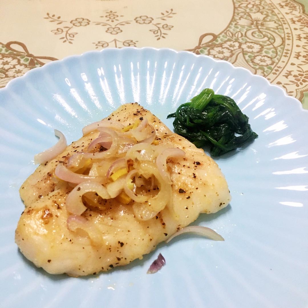 健身餐：香煎龙利鱼