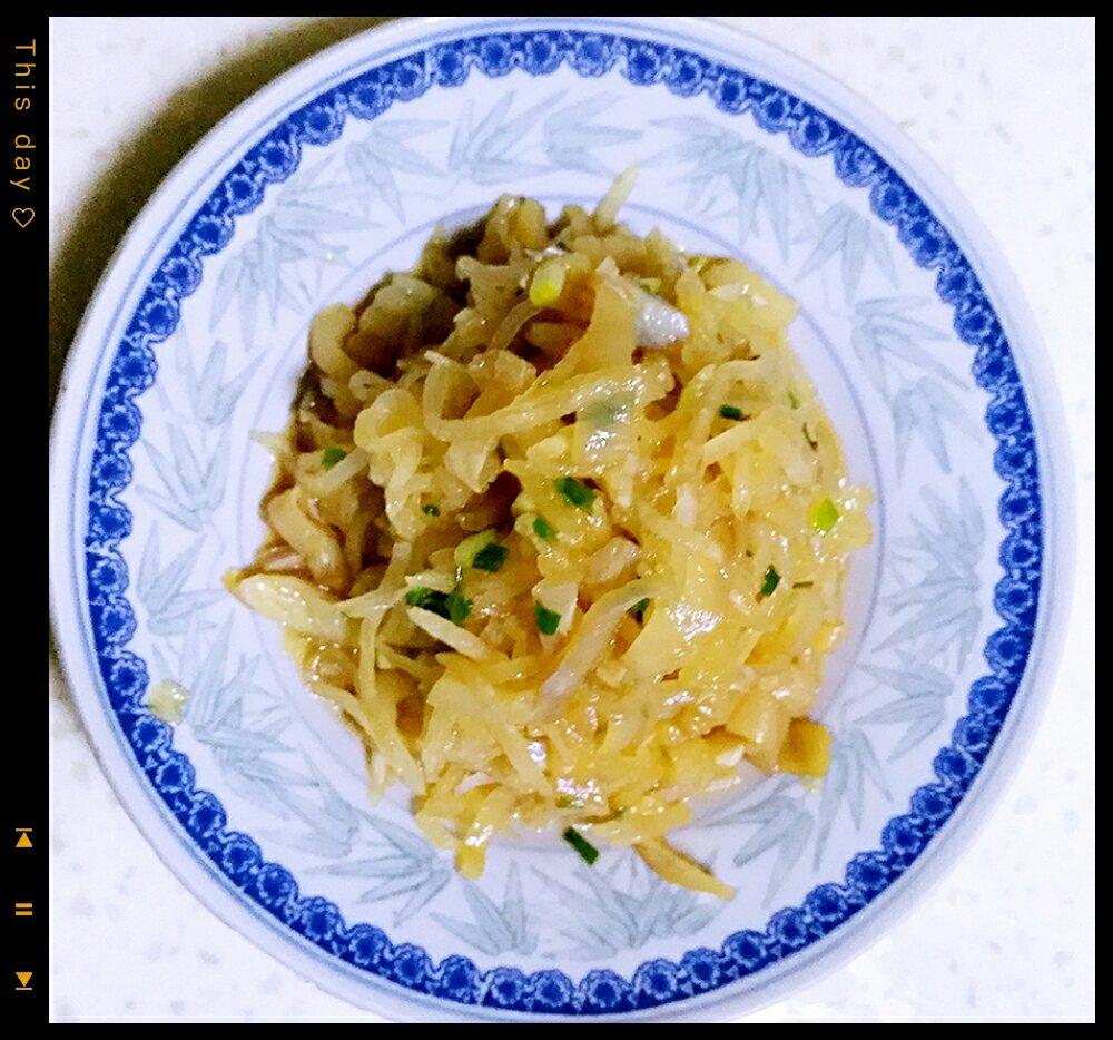 葱油海蜇萝卜丝
