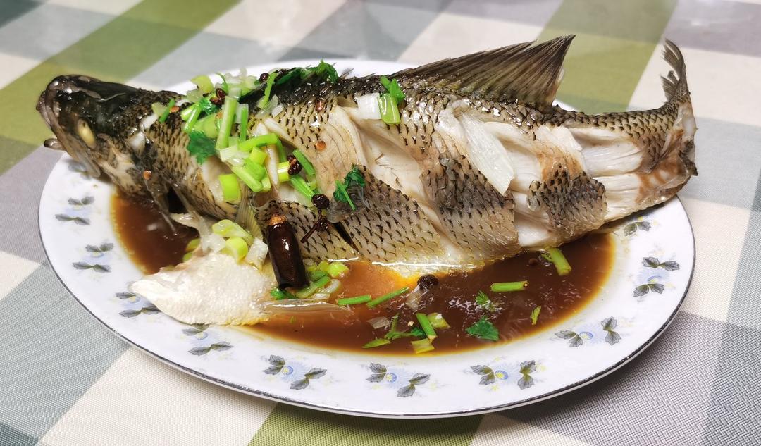 超入味清蒸鱼～清蒸鲈鱼桂花鱼(家常独创)