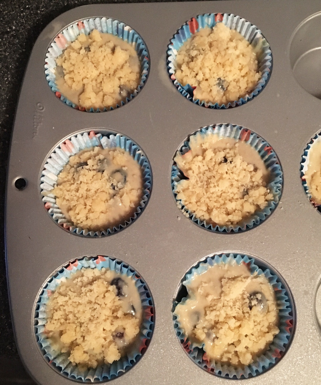 低糖低油蓝莓马芬（blueberry muffin）的做法 步骤8