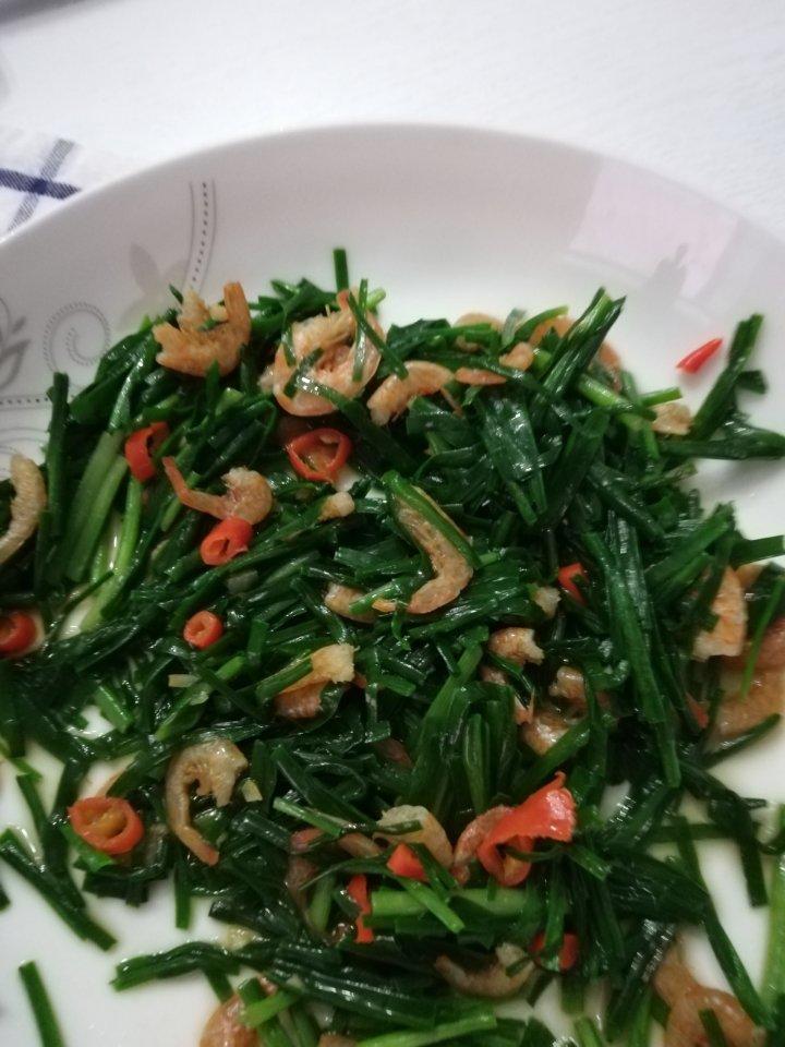 下饭干虾仁炒韭菜