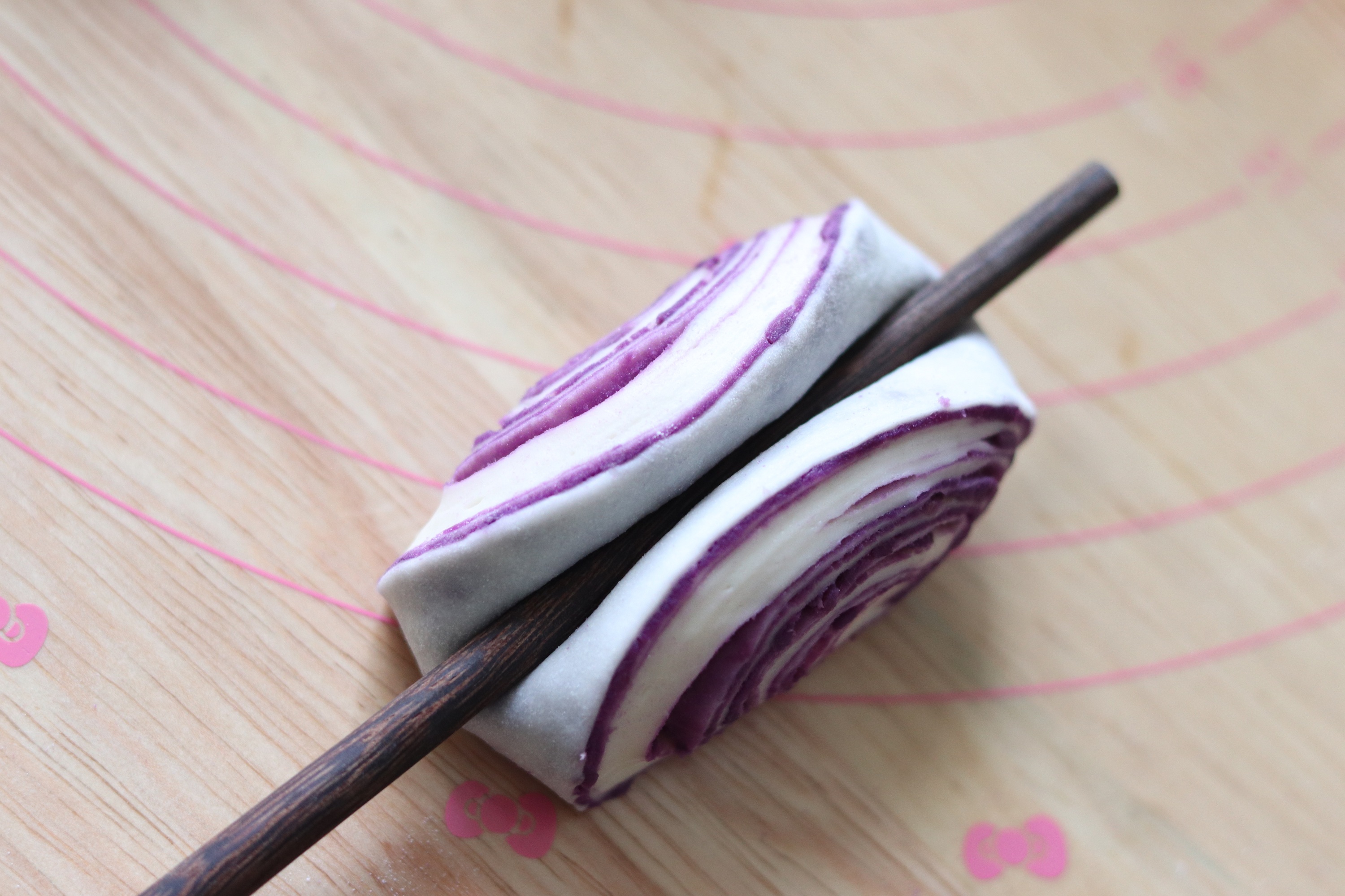 紫薯馅/豆沙馅花卷的做法 步骤12