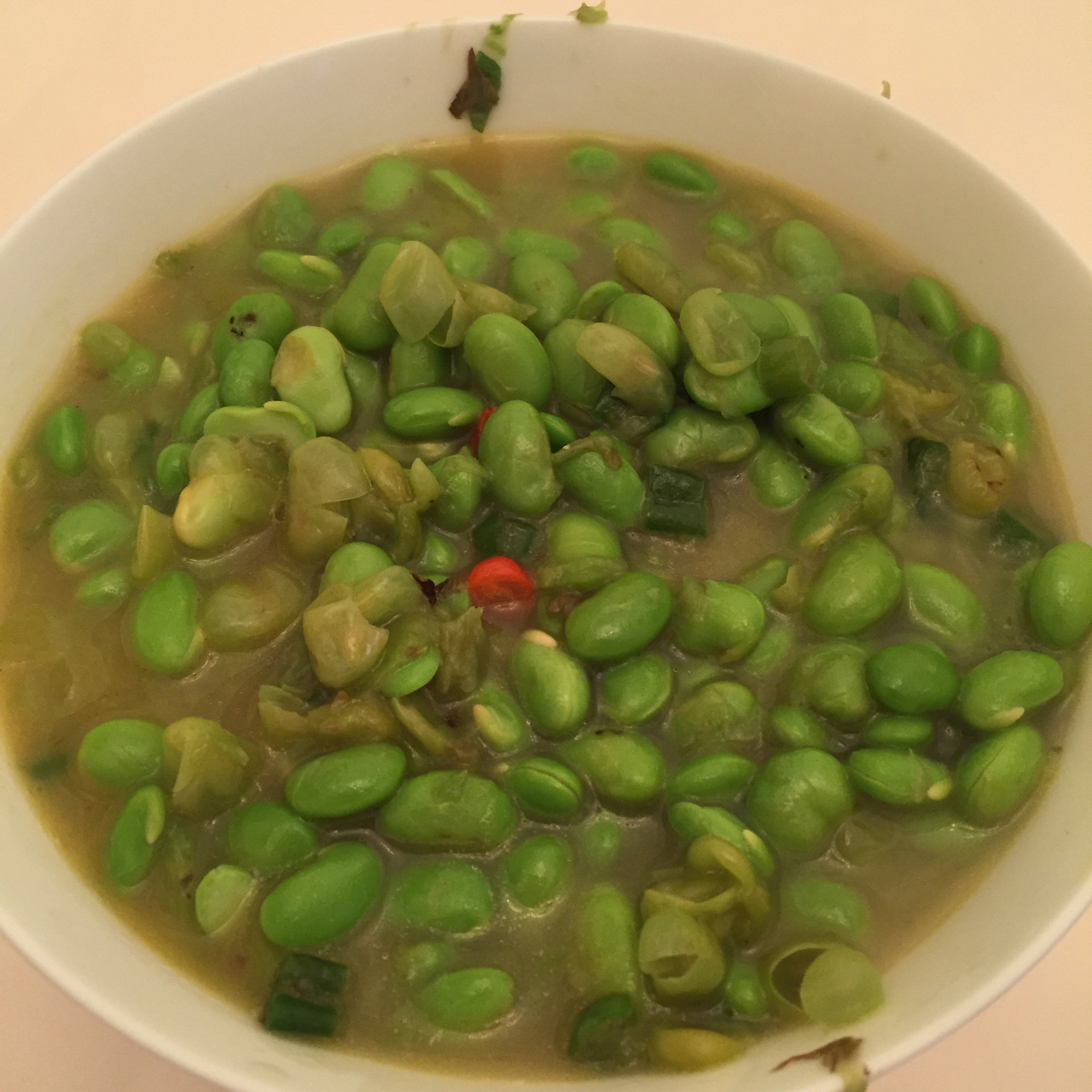清炒毛豆子(超简单)
