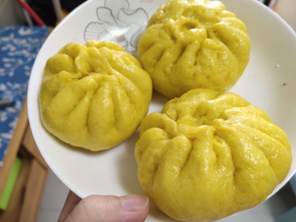 营养早餐必备不加水南瓜包砸