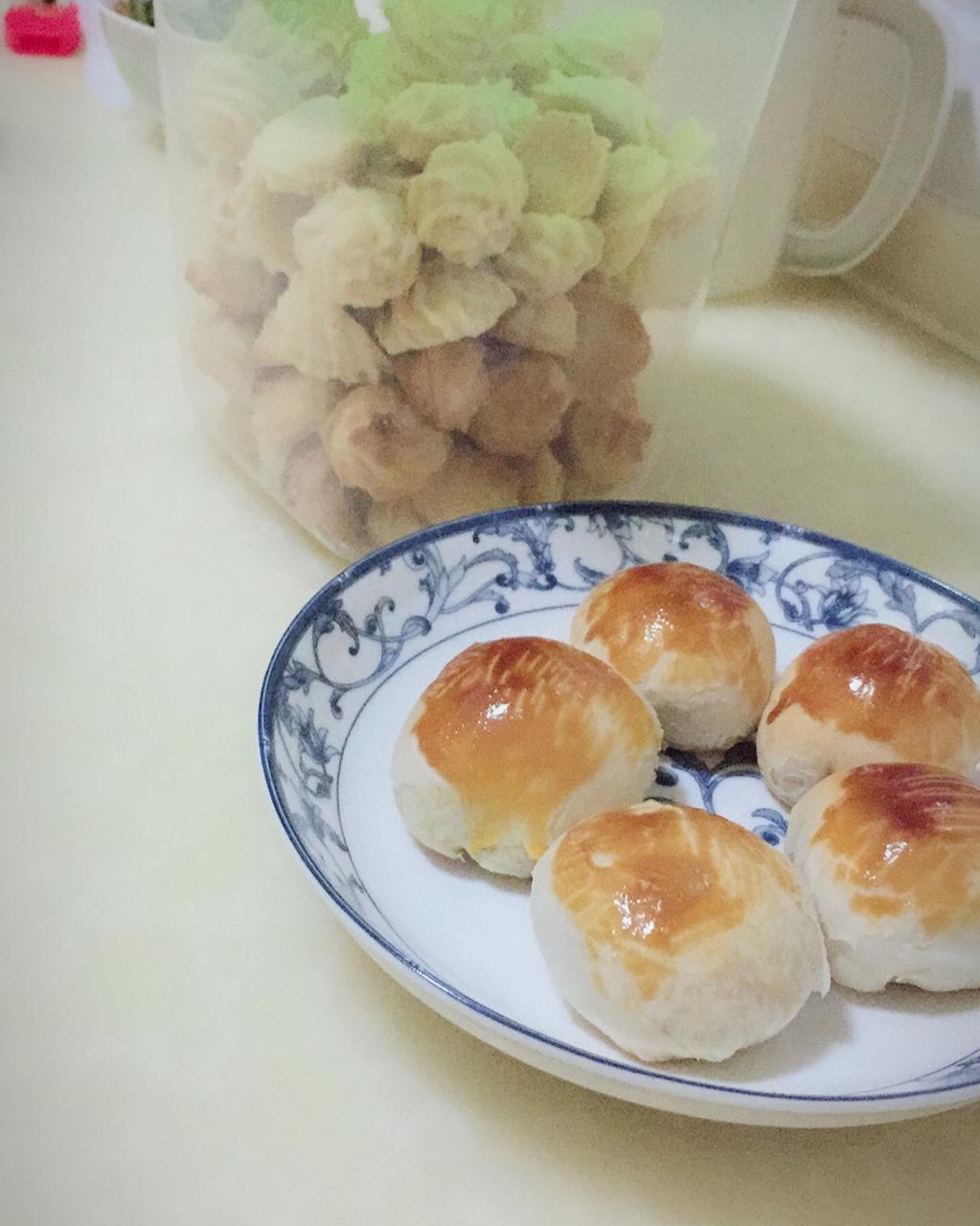 酥皮绿豆饼   酥得掉渣渣