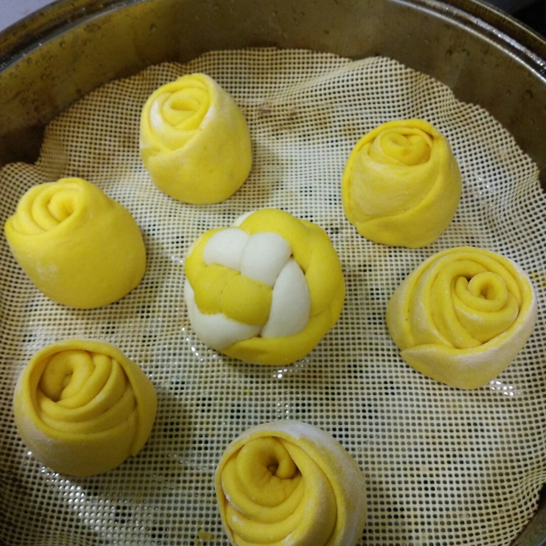 玫瑰花馒头