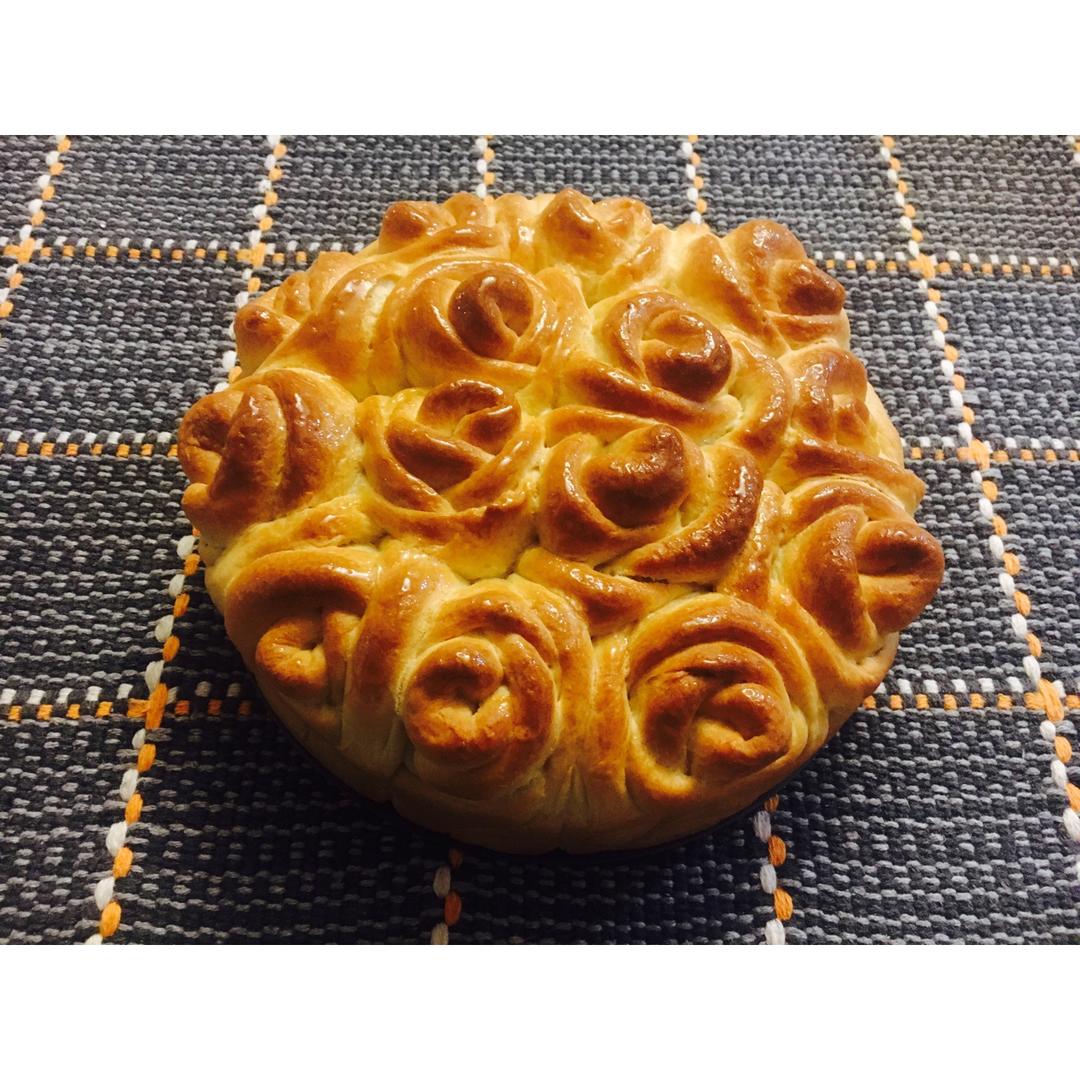 玫瑰花面包