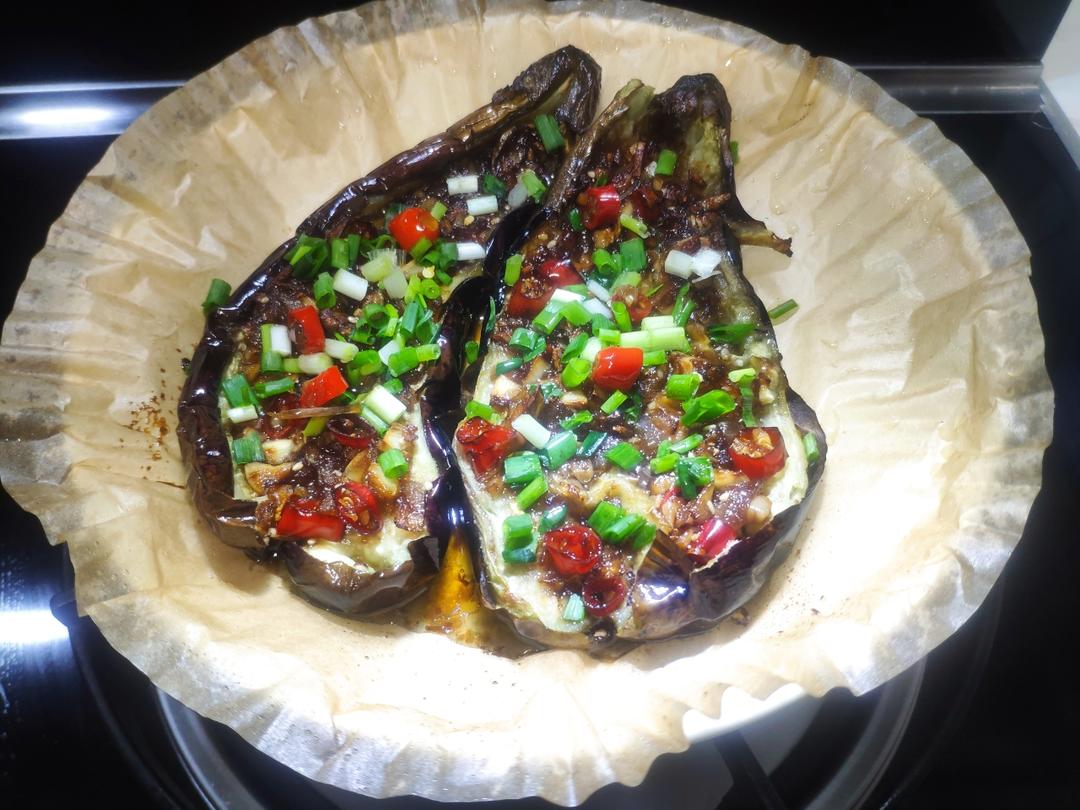 🔥蒜蓉烤茄子🍆｛空气炸锅食谱｝