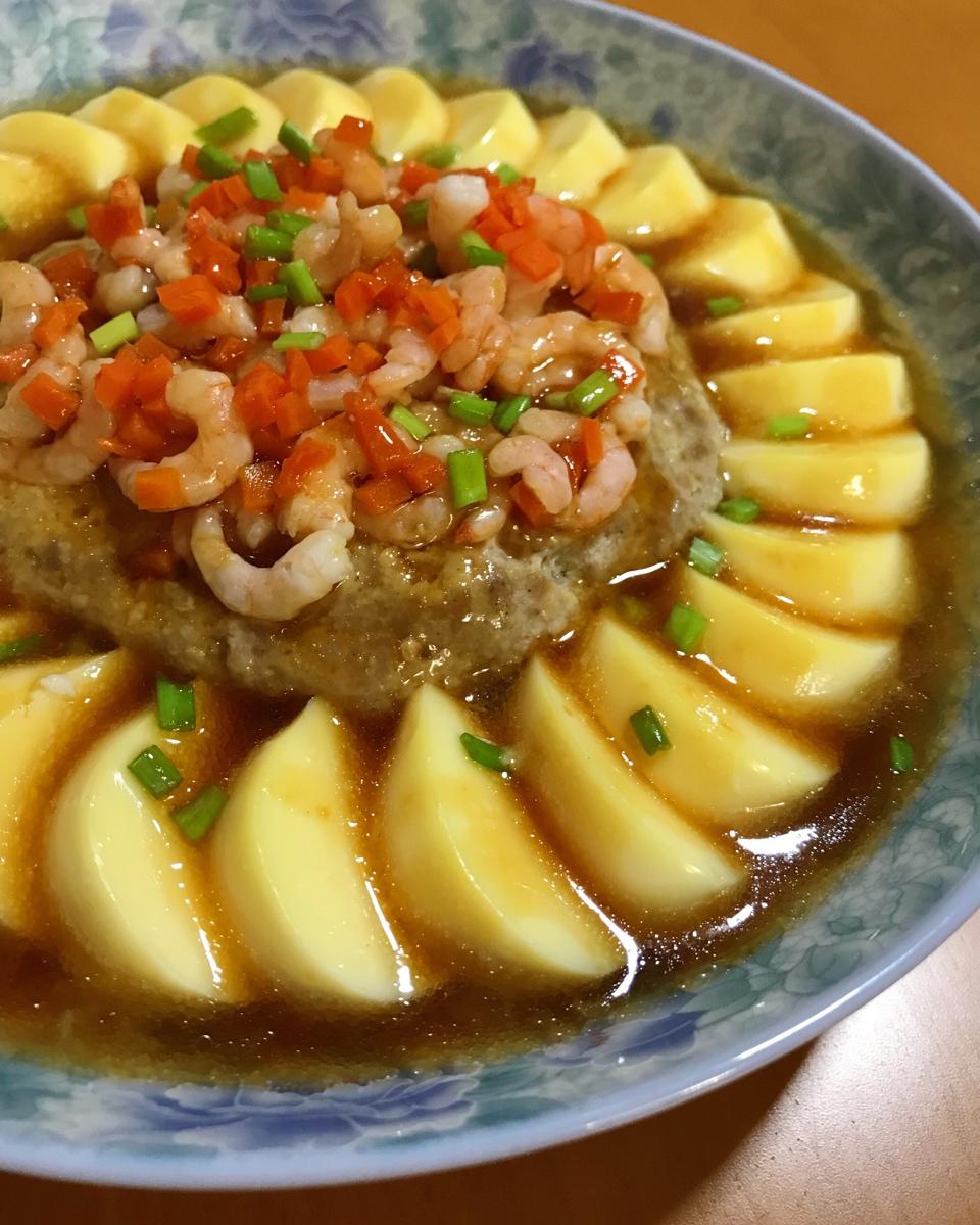 浮生若茶0814做的日本豆腐蒸肉沫