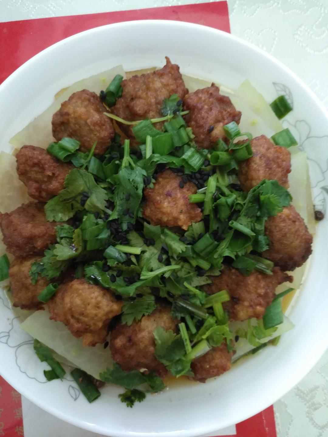 肉丸蒸冬瓜