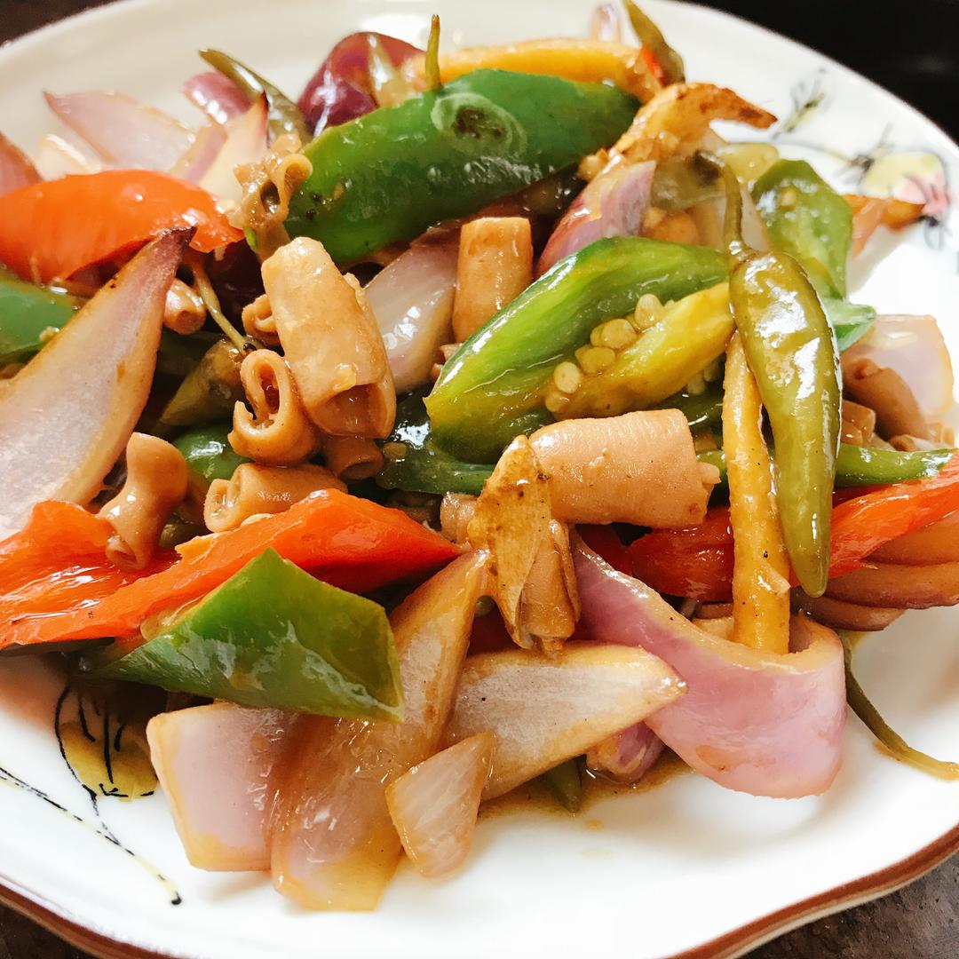 酸辣鹅肠的做法