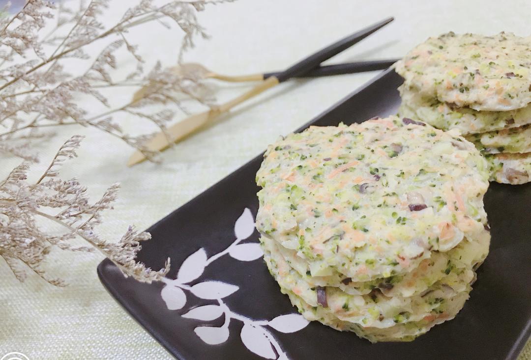 高纤黑椒鸡胸肉饼