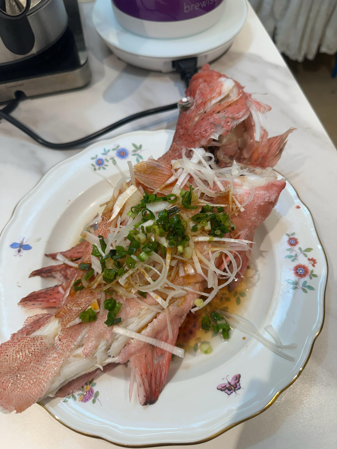 【0526】清蒸东星斑（含蒸鱼豉油做法）  <302小厨房>