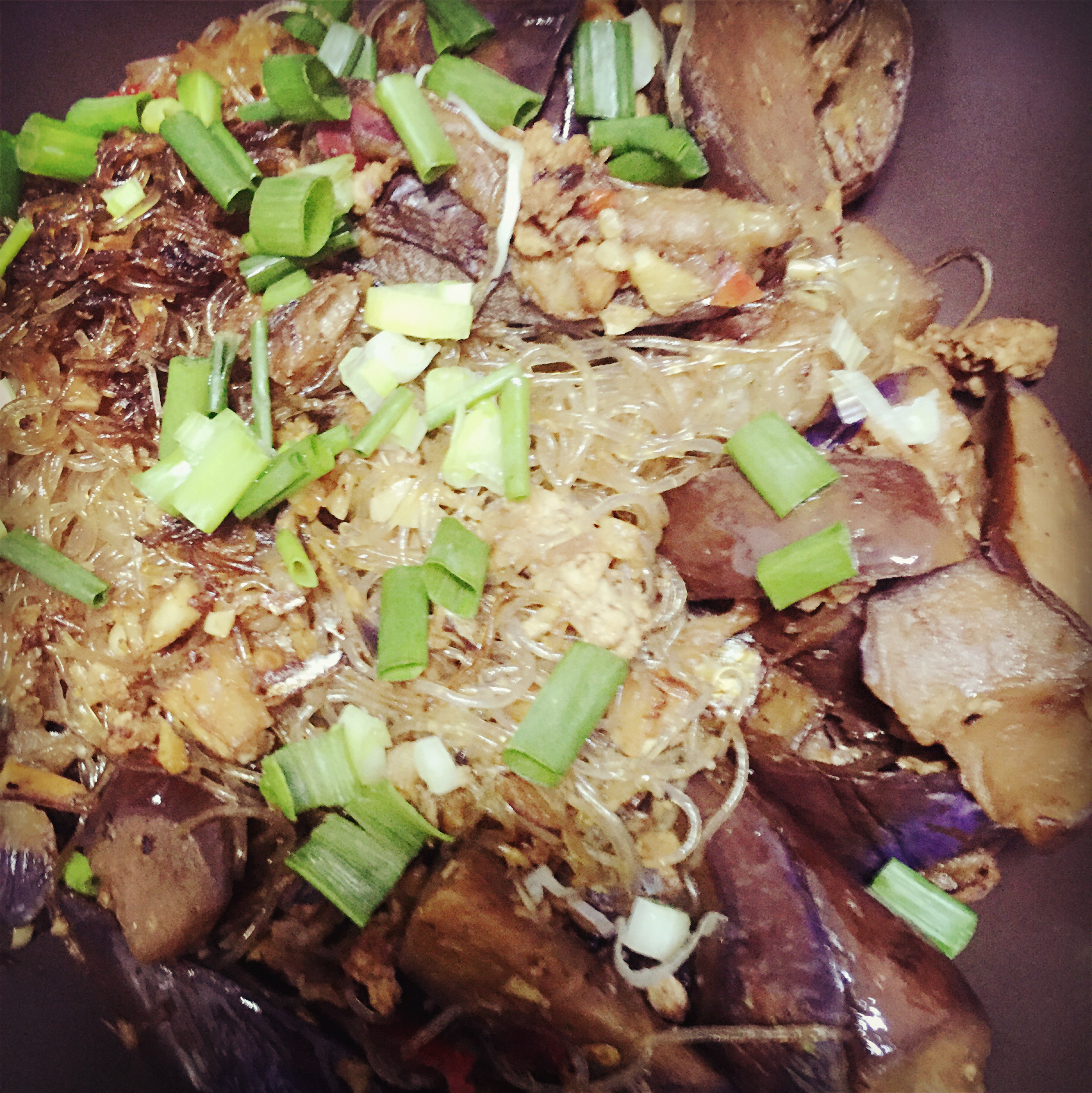 肉末茄子粉丝煲