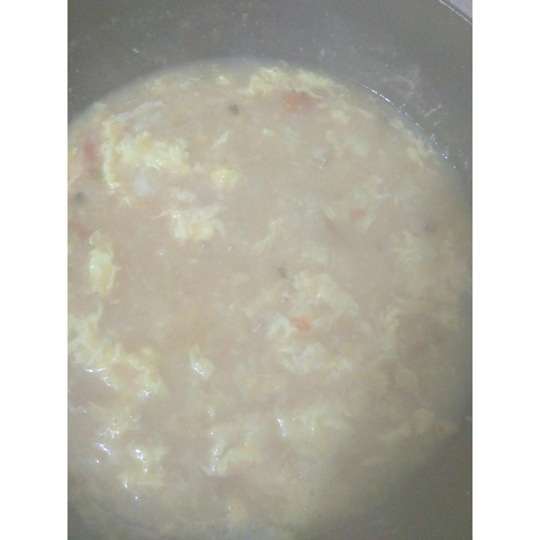 西红柿鸡蛋疙瘩汤
