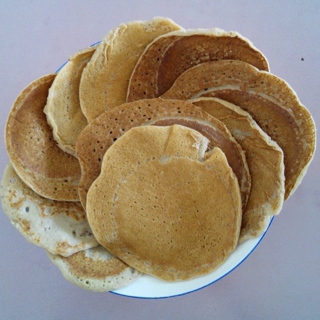 香蕉牛奶小煎饼
