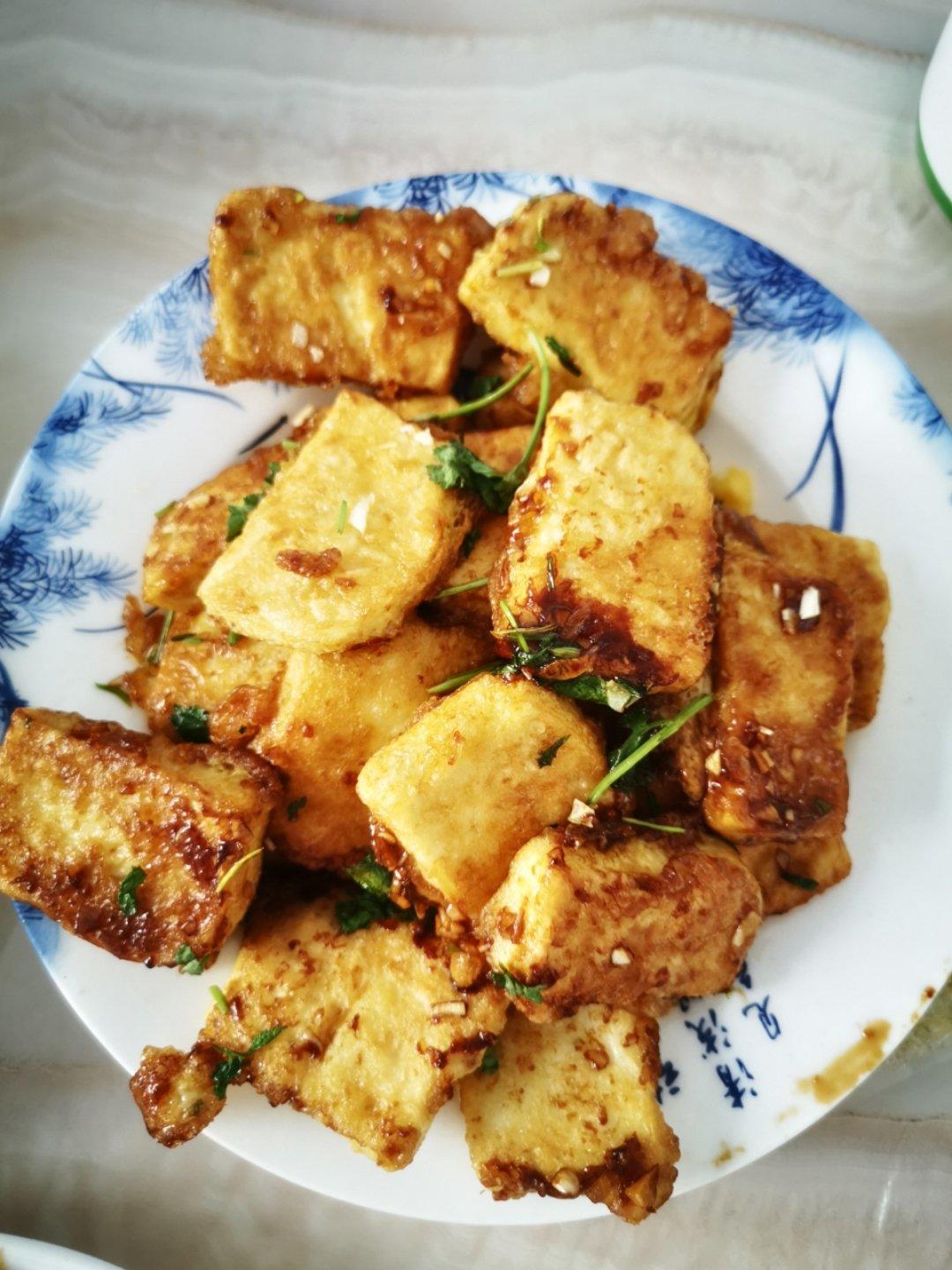 无敌好吃的香煎豆腐