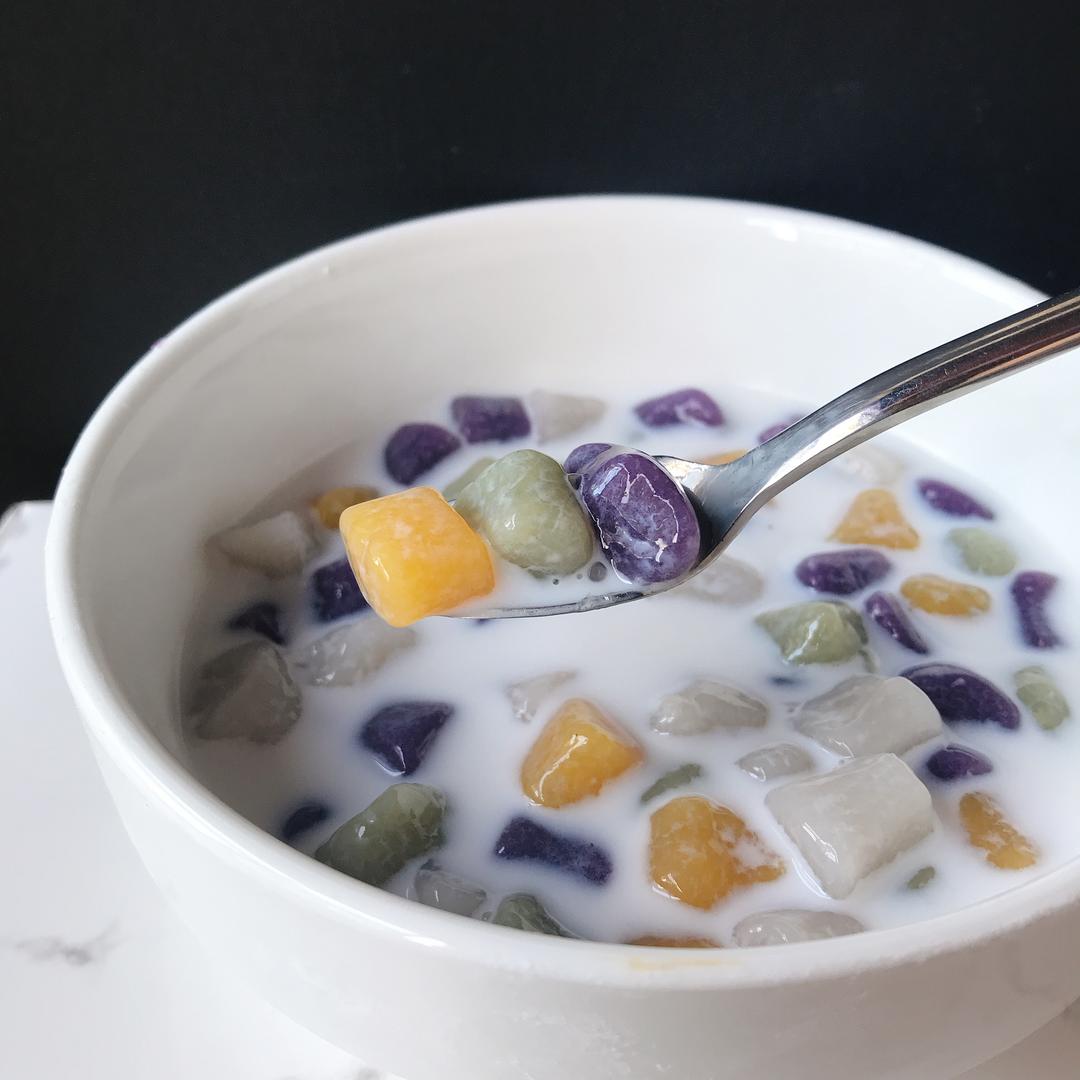 彩色芋圆-格瑞美厨GOURMETmaxx的做法