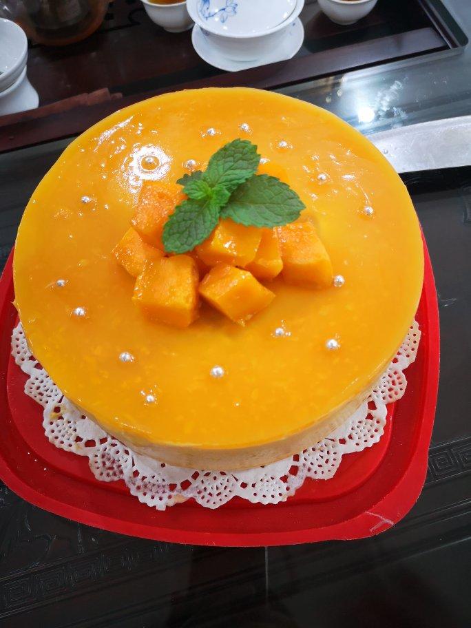 【视频】芒果慕斯（6寸） | 含镜面果胶配方