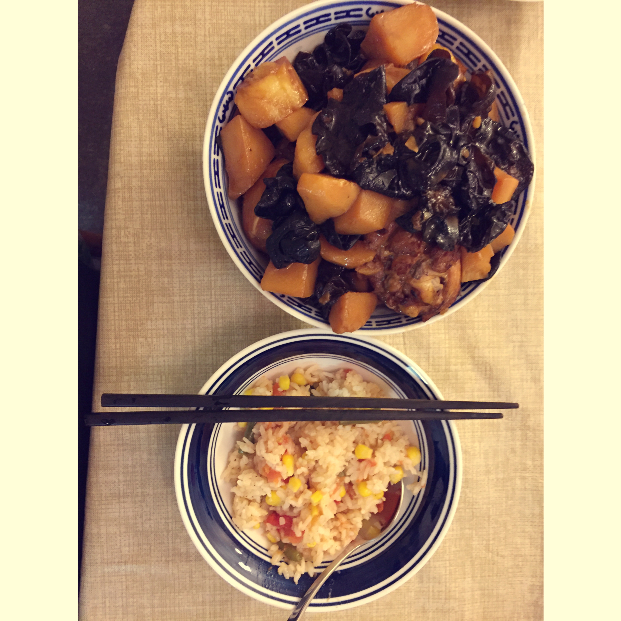 红烧土豆炖鸡腿