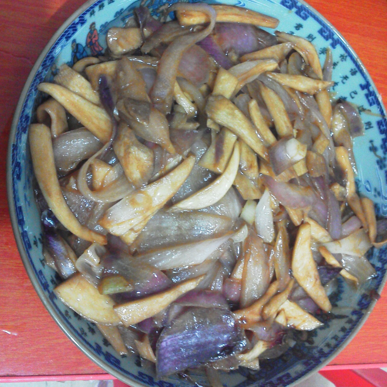 洋葱遇到杏鲍菇