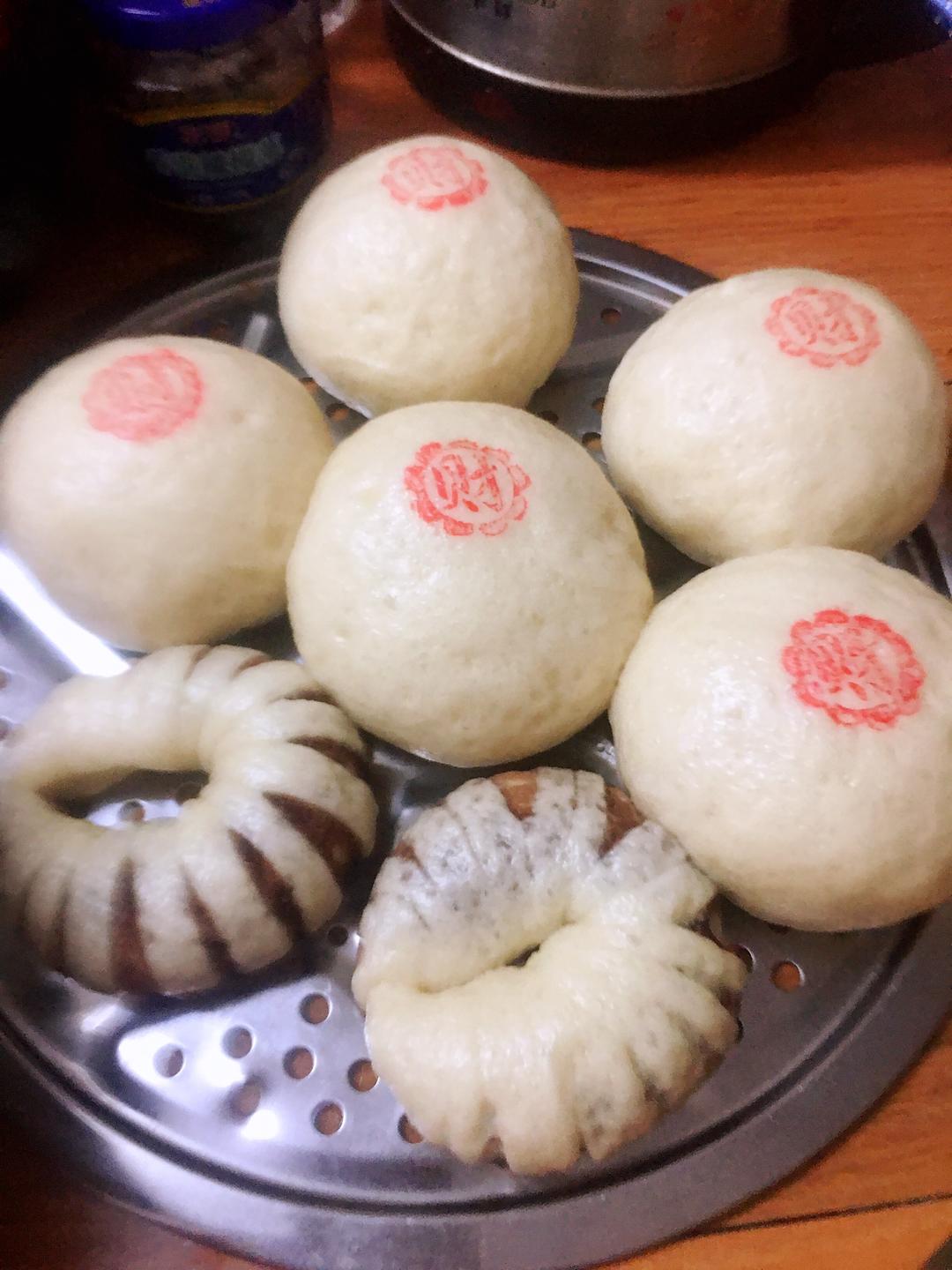发财豆沙包的做法
