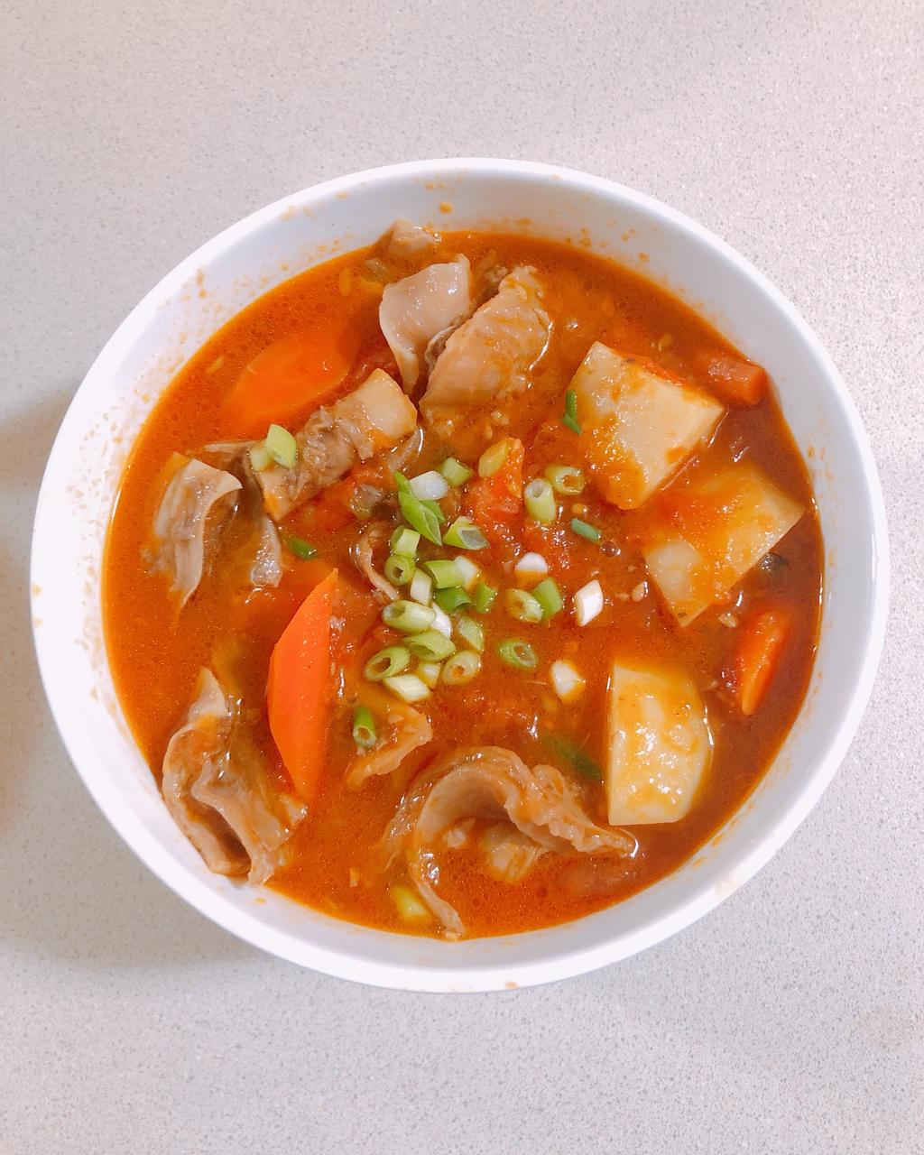番茄土豆炖牛腩
