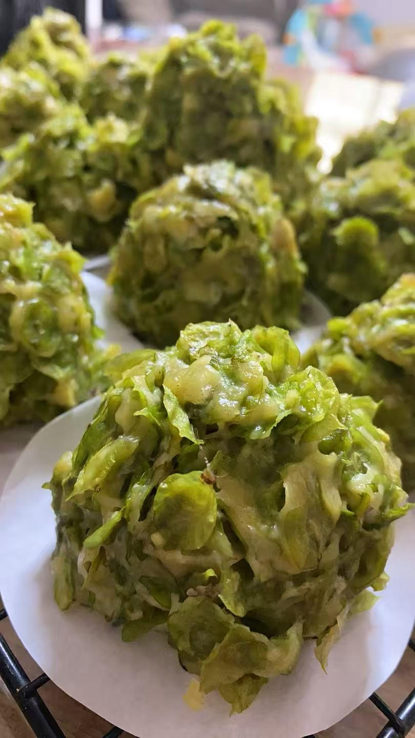 榆钱窝窝（蒸出来还是翠绿色哦）㊙️