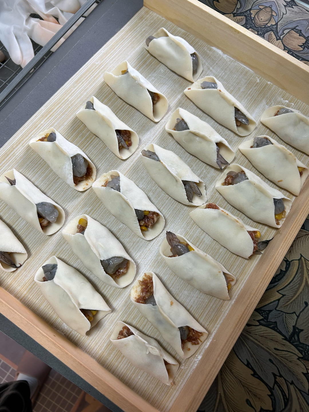 虾仁玉米猪肉饺子