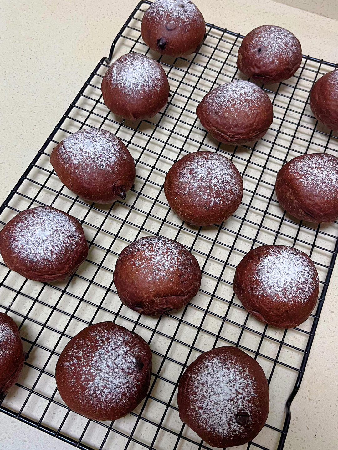 双重巧克力爆浆小餐包