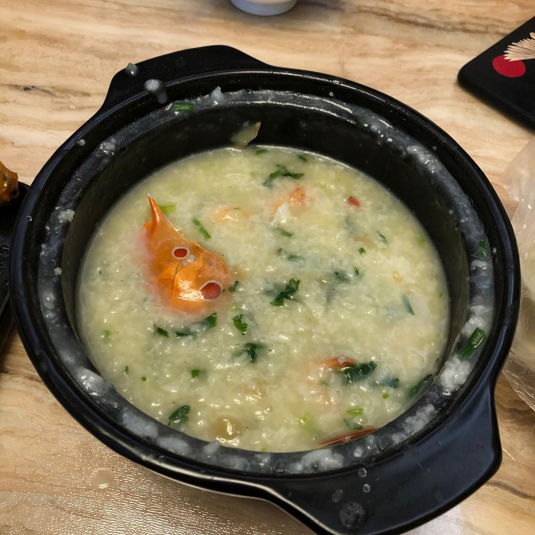 潮汕虾蟹砂锅粥