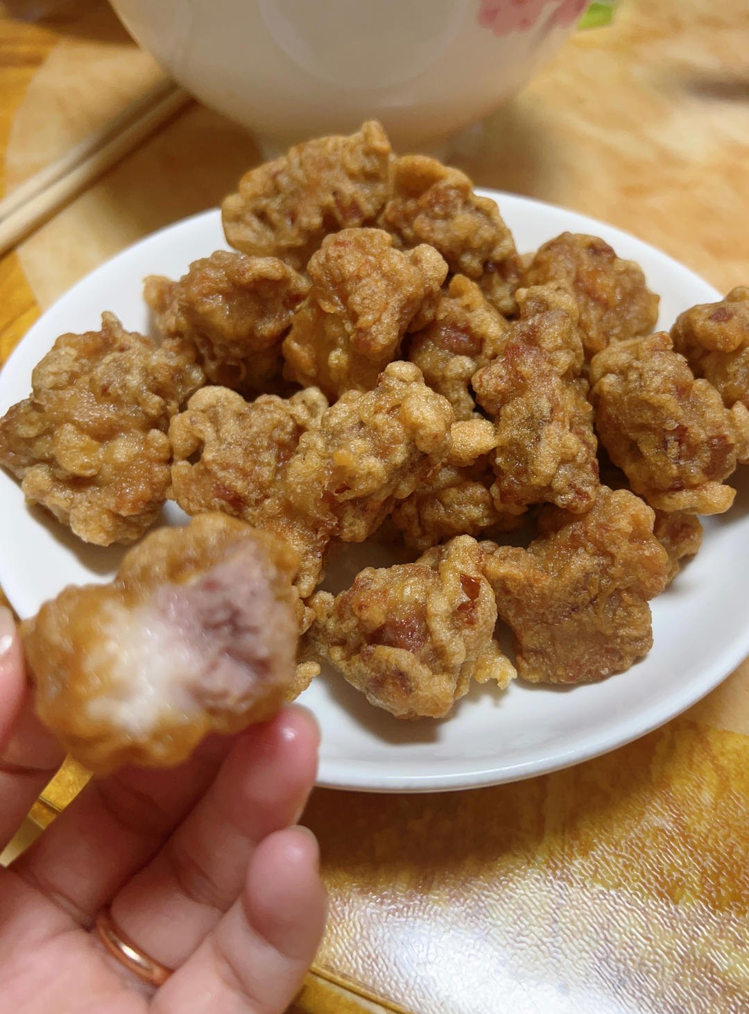 家庭炸物蒜香排骨
