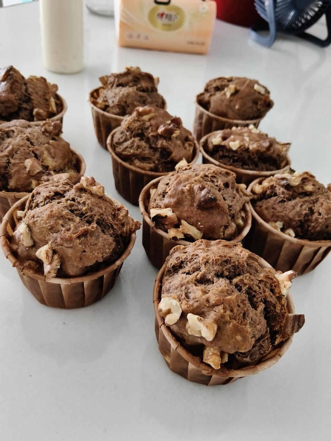 香蕉可可玛芬muffin（松软）