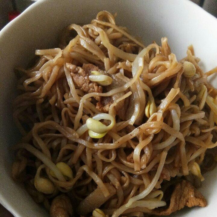 焖长豆角炒面