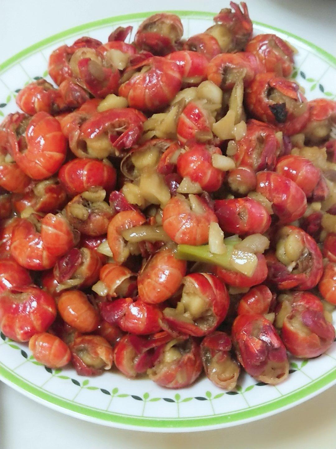 april橙做的新密炒虾尾