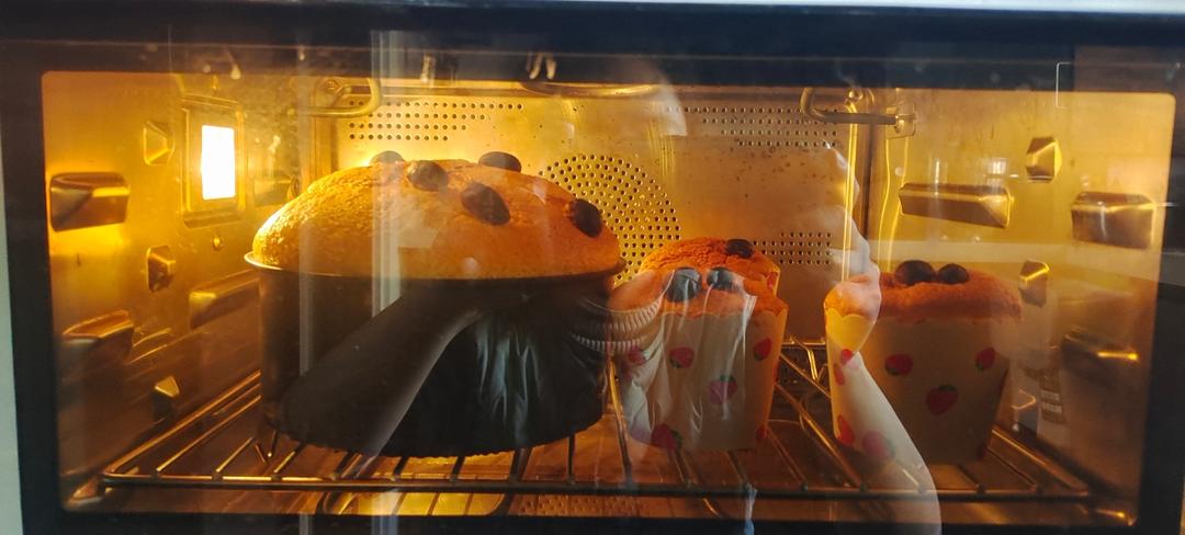 纸杯蛋糕 8寸戚风蛋糕的量