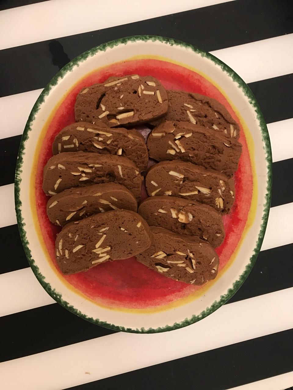 巧克力杏仁曲奇饼干