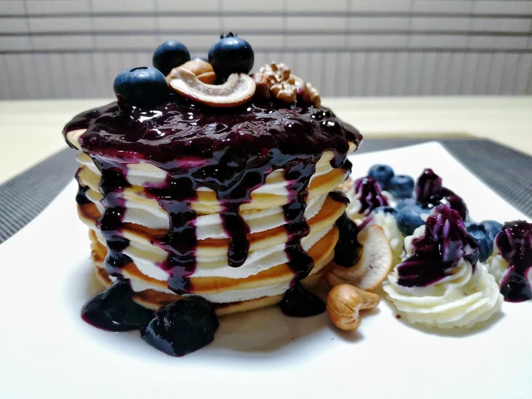超级简单pancake【无黄油健康版】