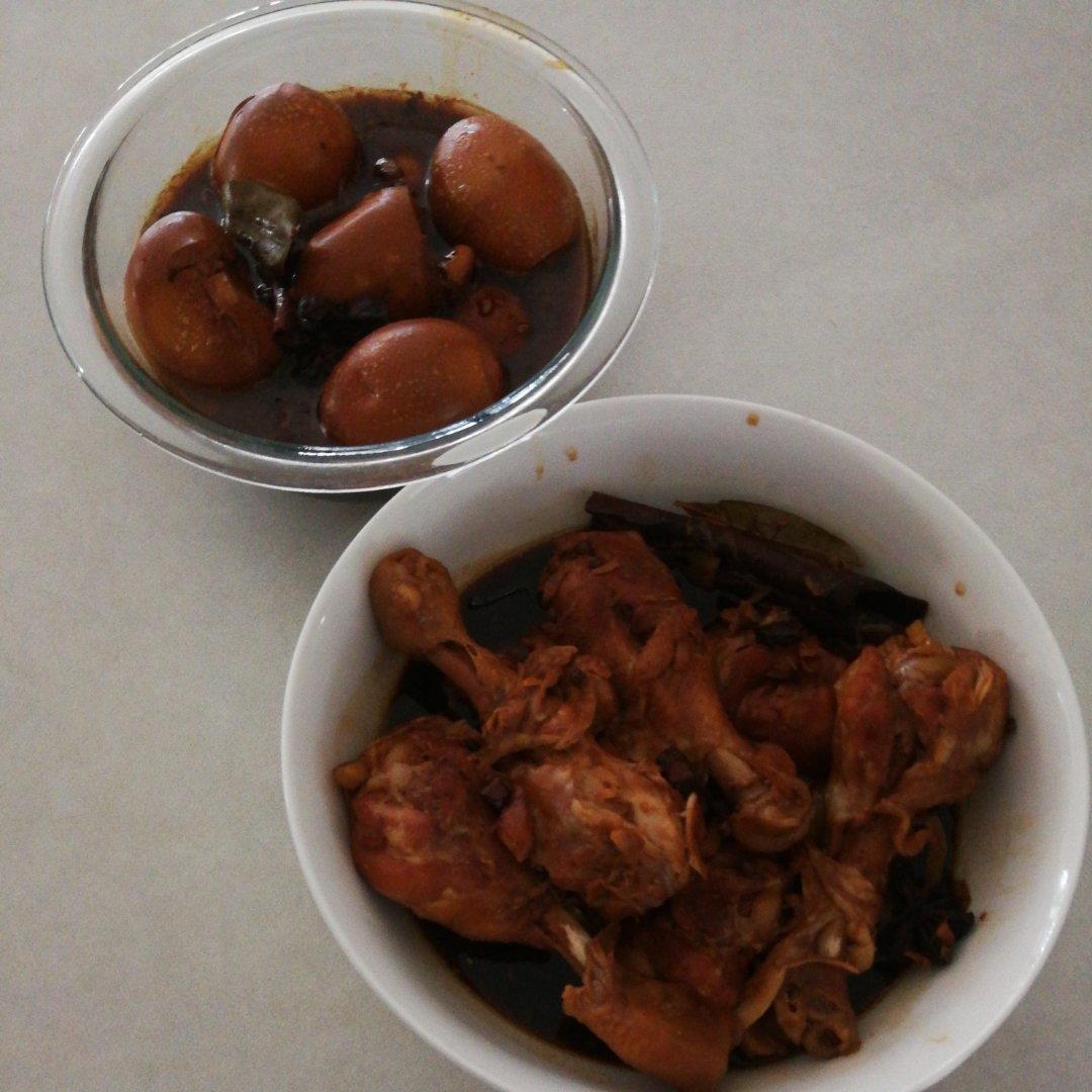 爆好吃的卤鸡腿 卤蛋❗电饭煲 炒锅都可以做~